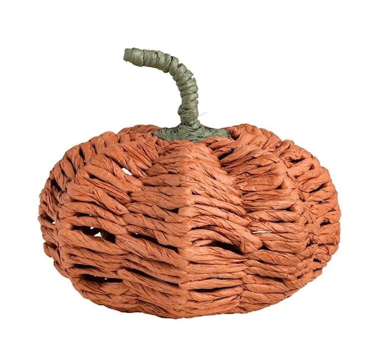 Mudpie DARK ORANGE WOVEN PUMPKIN