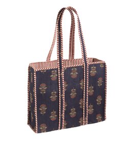 Mudpie HARVEST BLOCK PRINT TOTE NV