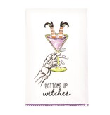 Mudpie BOTTOMS UP COCKTAIL TOWEL