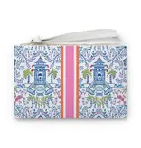 Britt Mills Design Britt Mills Mahjong Card Pouch (Faux-Leather): Colorful Chinoiserie