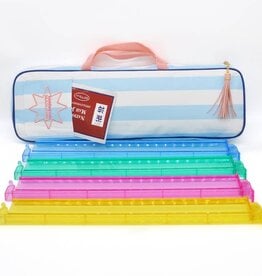 FLEURISH Traveling Tiles Mahjong Rack Bag (Poolside Blue)