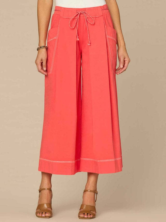 Democracy Tangerine 25/28” Skyrise Wide Crop Glider with Pockets