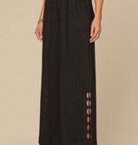 Democracy Black 30/25” Skyrise Pleated Wide Leg Glider