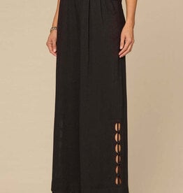 Democracy Black 30/25” Skyrise Pleated Wide Leg Glider