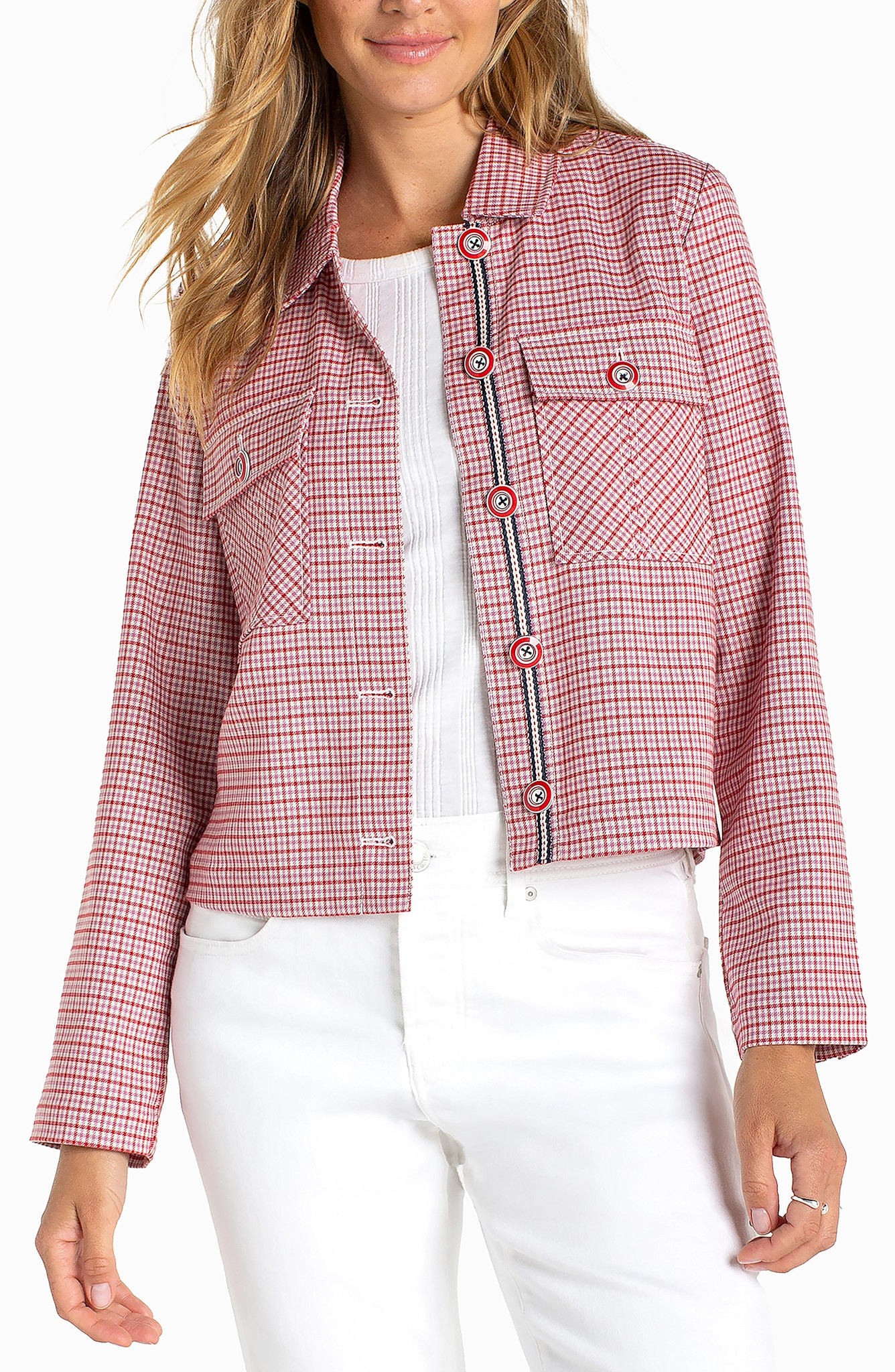 Liverpool Los Angeles shacket with flap pockets