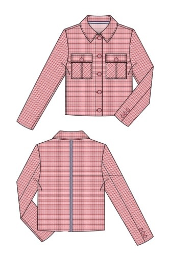Liverpool Los Angeles shacket with flap pockets