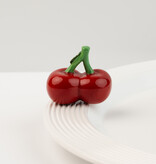 nora fleming cheery cherries mini A453 (cherries with gold detail)