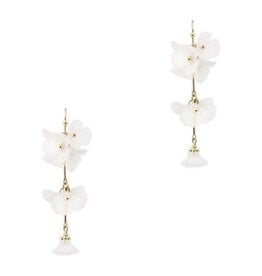 Meghan Browne Style EAR: ORCHID WHITE