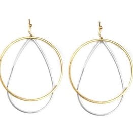 Meghan Browne Style Gold Silver Vicki Earrings