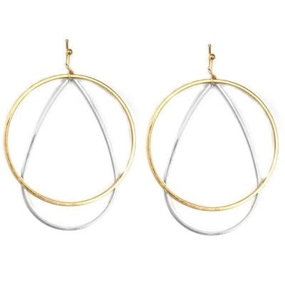 Meghan Browne Style Gold Silver Vicki Earrings