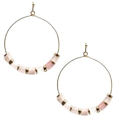 Meghan Browne Style EAR: TWIN PINK QUARTZ