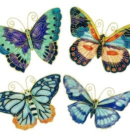 FLEURISH Cloisonne Butterfly Magnet (blues-various)