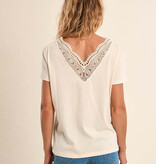Molly Bracken Cream Ladies Knitted Tee