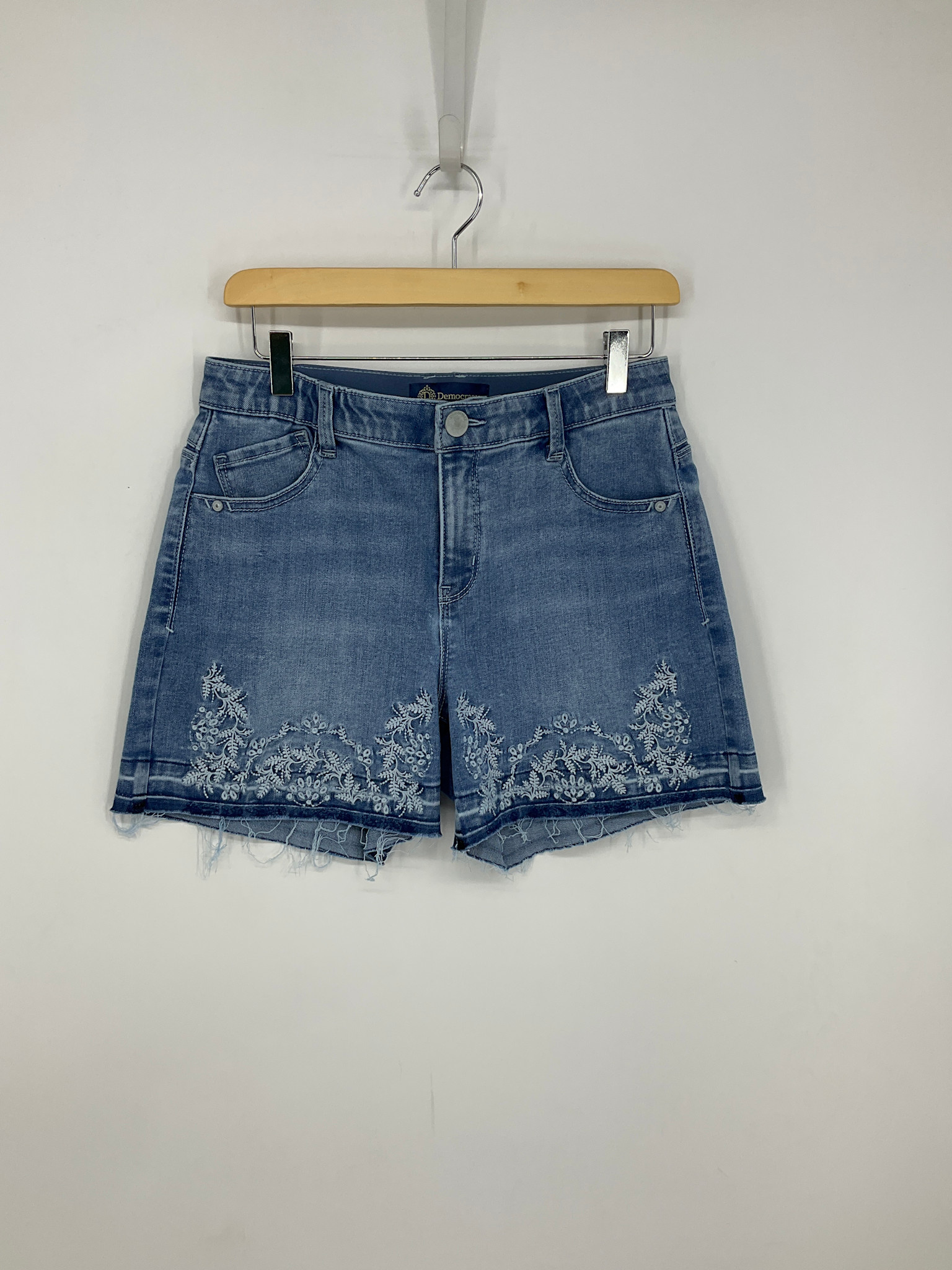 Democracy Light Blue 5/24" “AB” Solution High Rise Short with Release Hem