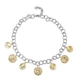 Meghan Browne Style Gold Silver Foxy Necklace