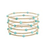 Meghan Browne Style Turquoise Ginger Bracelet