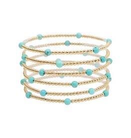 Meghan Browne Style Turquoise Ginger Bracelet