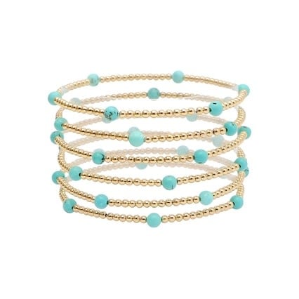Meghan Browne Style Turquoise Ginger Bracelet