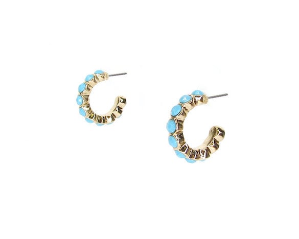 Meghan Browne Style Turquoise Nest Earrings