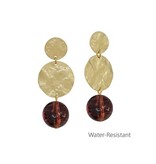 Meghan Browne Style Tortoise Net Earrings