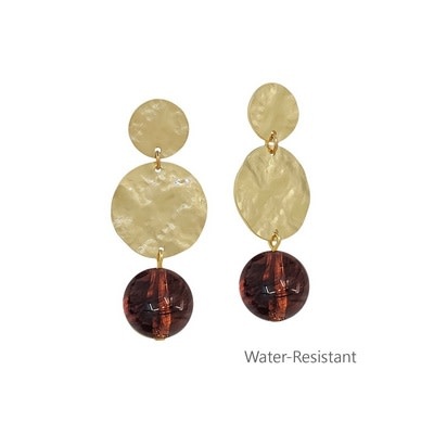 Meghan Browne Style Tortoise Net Earrings