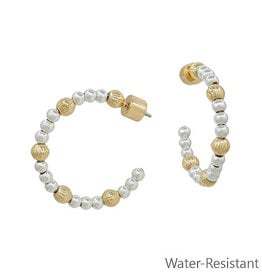 Meghan Browne Style Gold Silver Nula Earrings