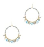 Meghan Browne Style Blue Multi Olive Earrings