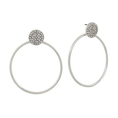 Meghan Browne Style Silver Rode Earrings
