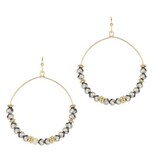Meghan Browne Style Hematite Sailor Earrings