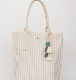 Molly Bracken Beige Ladies Woven Bag