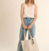 Molly Bracken Beige Ladies Woven Bag