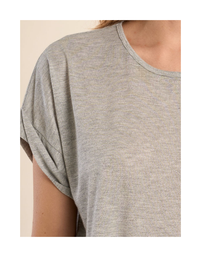 Molly Bracken Silver Ladies Knitted Top