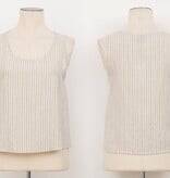 Molly Bracken Light Beige Ladies Woven Top