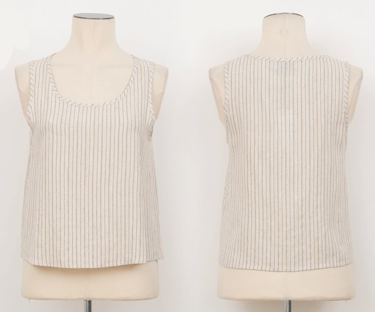 Molly Bracken Light Beige Ladies Woven Top