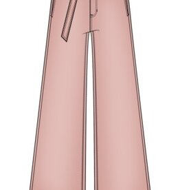 Liverpool Los Angeles PLUS: stride wide leg w/ self belt 28 inseam