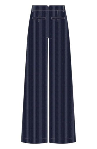 Liverpool Los Angeles wideleg pleated trouser with side stripe - 30' ins