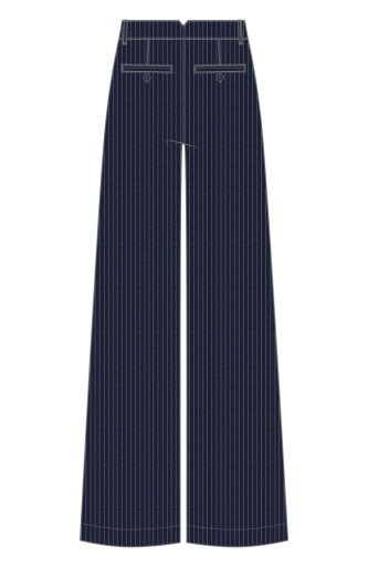 Liverpool Los Angeles wideleg pleated trouser with side stripe - 30' ins