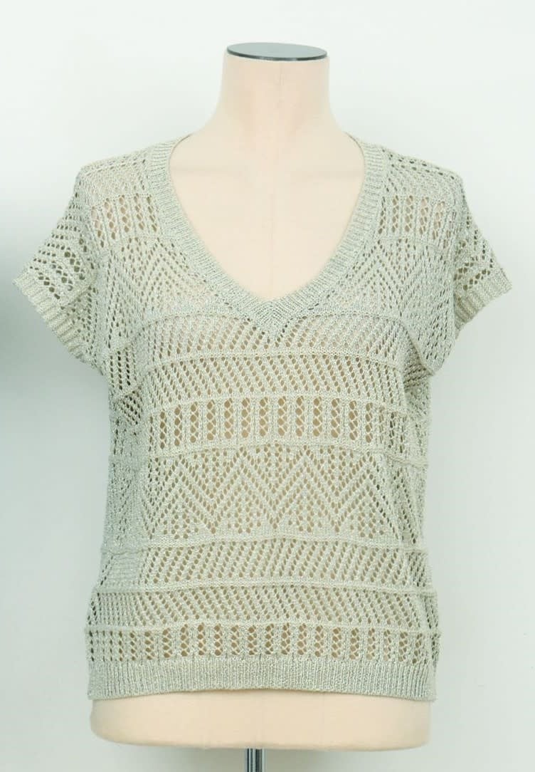 Molly Bracken Silver Ladies Knitted Sweater