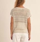 Molly Bracken Silver Ladies Knitted Sweater