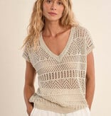 Molly Bracken Silver Ladies Knitted Sweater