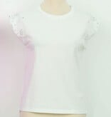 Molly Bracken Offwhite Ladies Knitted Tee