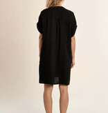 Molly Bracken Black Ladies Woven Dress