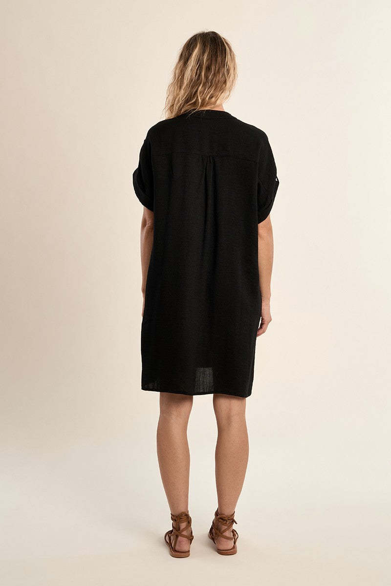 Molly Bracken Black Ladies Woven Dress