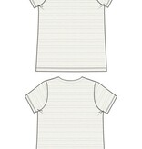 Liverpool Los Angeles short sleeve crew neck knit tee w/ rib trim