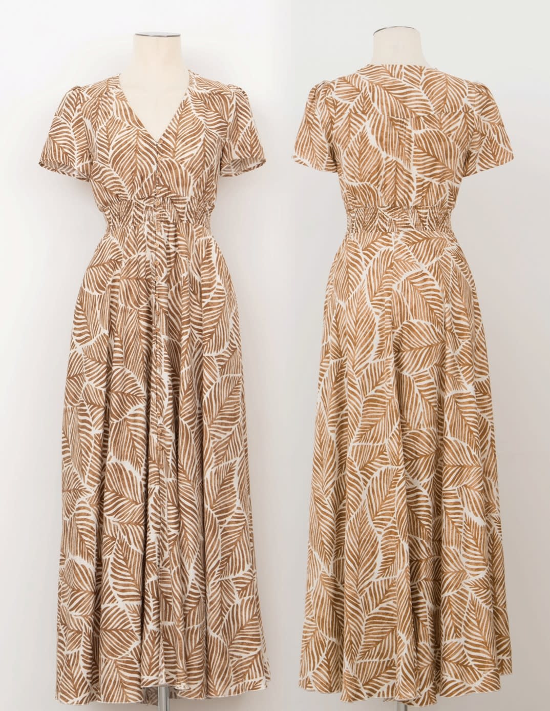 Molly Bracken Camel Mathilde Ladies Woven Dress