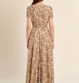 Molly Bracken Camel Mathilde Ladies Woven Dress