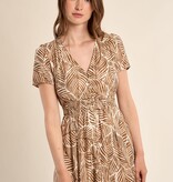 Molly Bracken Camel Mathilde Ladies Woven Dress