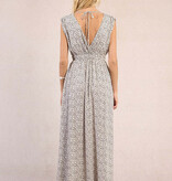 Molly Bracken Leopard Print Maxi Dress (Offwhite Maude Ladies Woven Dress)