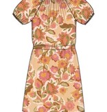Liverpool Los Angeles short sleeve shirred button front woven dress