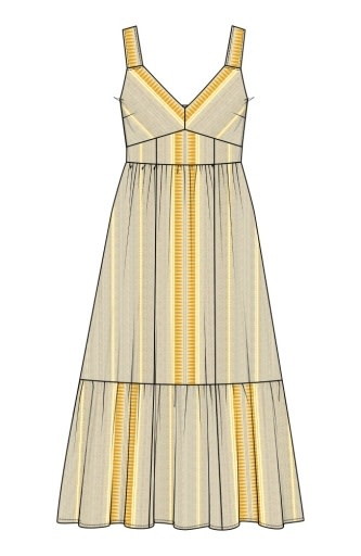Liverpool Los Angeles sleeveless midi dress
